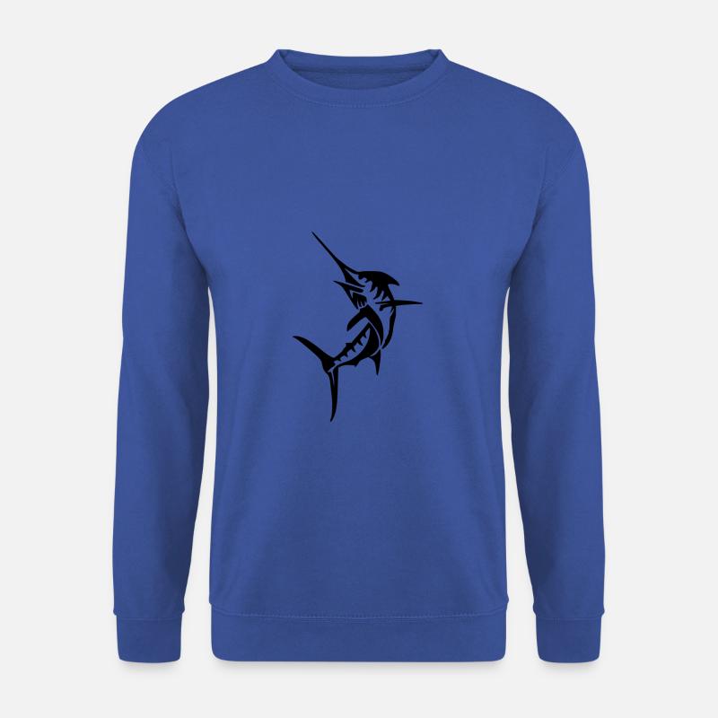 Schwertfisch Blauer Marlin Hochsee Fisch Big Game - Unisex Pullover - Royalblau