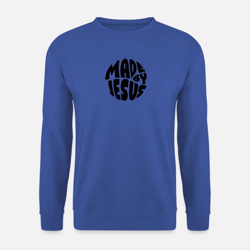 MADE BY JESUS - Unisex Pullover - Royalblau