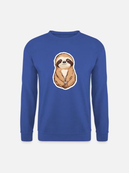 Faultier - Unisex Pullover - Royalblau