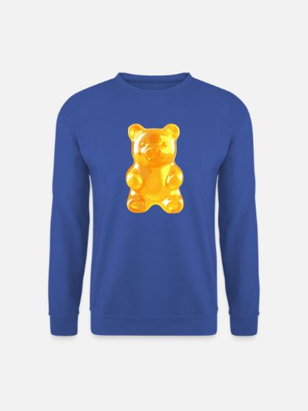 Goldglänzender Gummibär - Unisex Pullover - Royalblau