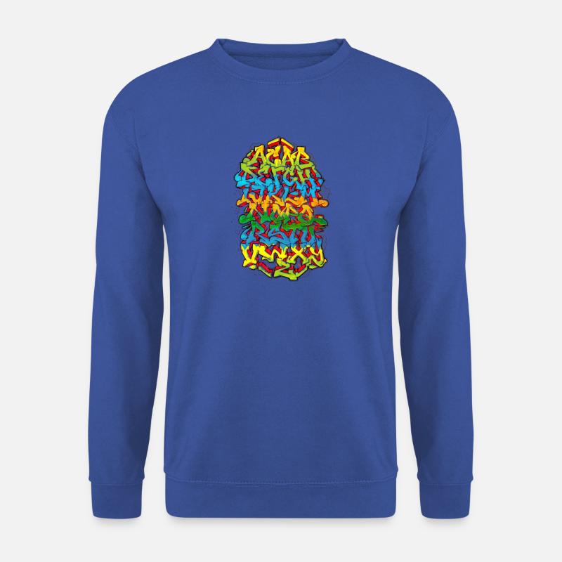 Acab alphabet graffiti - Unisex Sweatshirt - royal blue