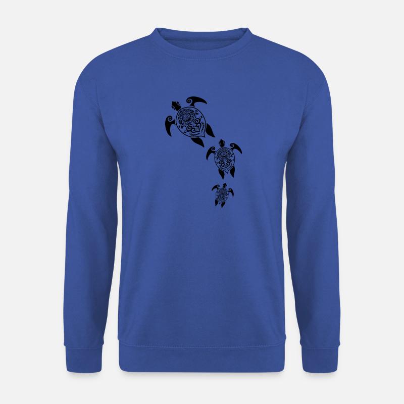 Maori Schildkröten Gruppe Tattoo Geschenk Idee - Unisex Pullover - Royalblau