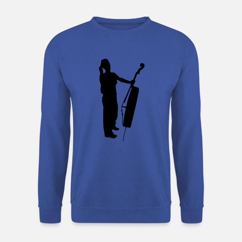 cello musik - Unisex Pullover - Royalblau