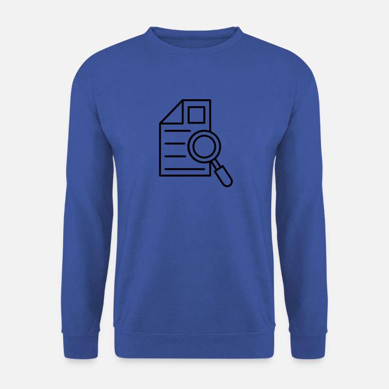 Search on document - Unisex Sweatshirt - royal blue