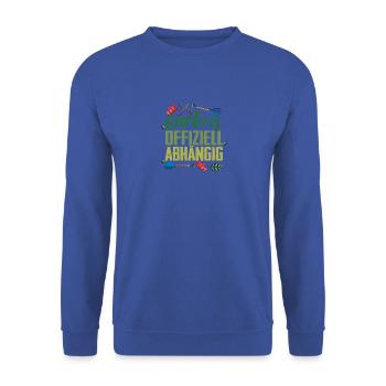Jardinier Officiel Du Jardin Du Jardinier Du Jardin Du Jardin Du Jardinage T - Sweat-shirt Unisexe - bleu royal - Devant - Alina (178cm) & Michal (187cm)