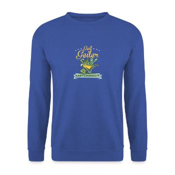 Horny Horny Gardener Gardener Gardener Saying - Unisex Sweatshirt - royal blue - Front - Alina (178cm) & Michal (187cm)