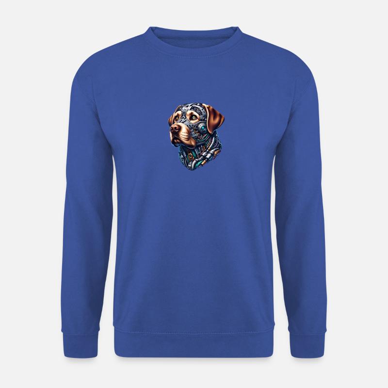 Labrador Retriever Android Design - Unisex Pullover - Royalblau
