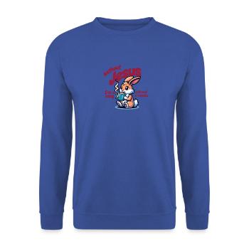 Without Jesus I'm a Mug Without a Handle - Unisex Sweatshirt - royal blue - Front - Alina (178cm) & Michal (187cm)