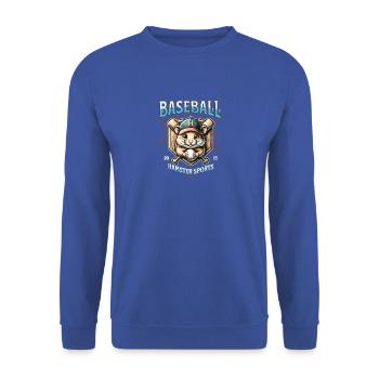 Hamster Baseballmütze Haustier Niedliches Design - Unisex Pullover - Royalblau - Vorne - Alina (178cm) & Michal (187cm)
