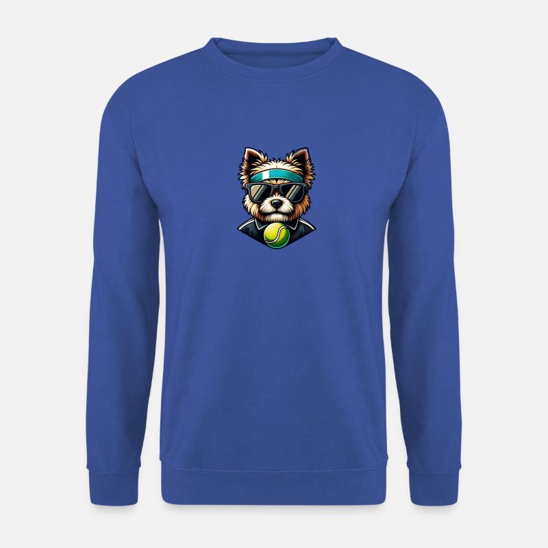 West Highland Terrier Westie Tennis Player Dog Mom - Unisex Pullover - Royalblau
