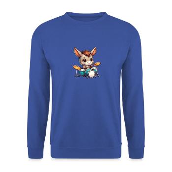 Global - Black without Japan Template - Unisex Sweatshirt - royal blue - Front - Alina (178cm) & Michal (187cm)