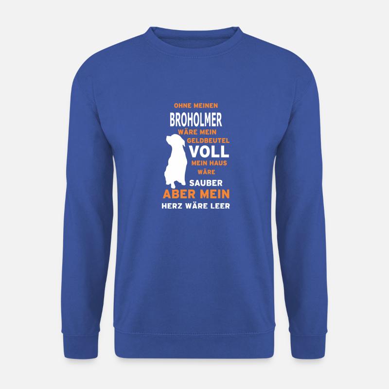 BROHOLMER - Unisex Pullover - Royalblau
