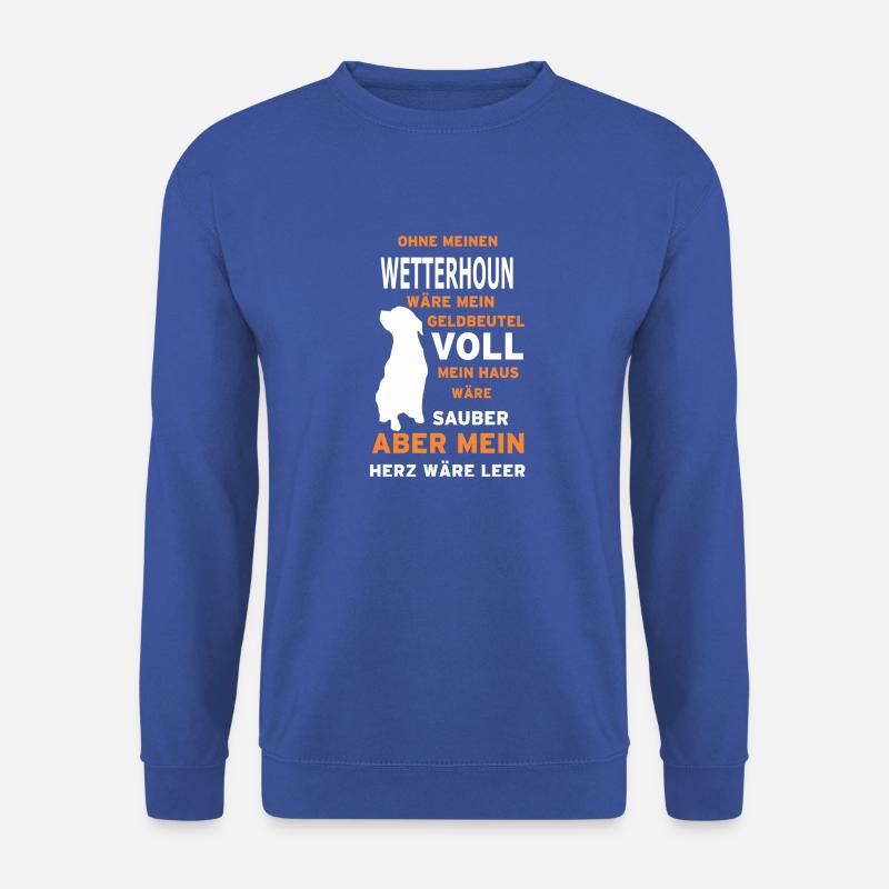 WETTERHOUN - Unisex Pullover - Royalblau