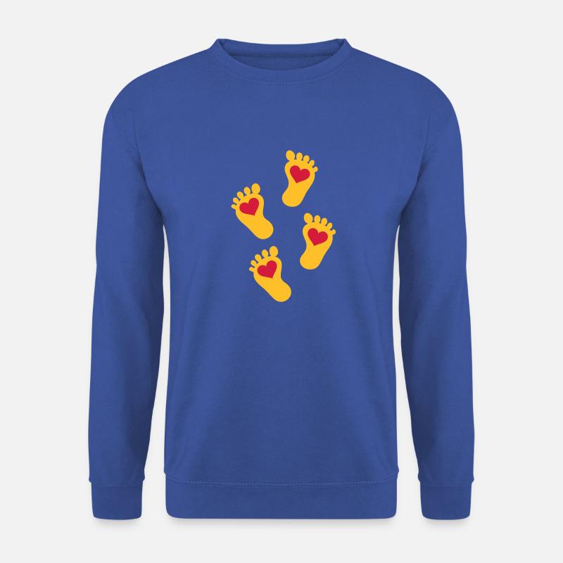 Baby Füße - Unisex Pullover - Royalblau
