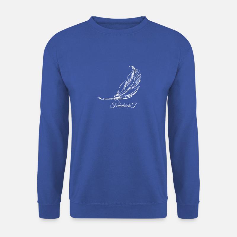 FederleichT, Feder, Logo, Design - Unisex Pullover - Royalblau
