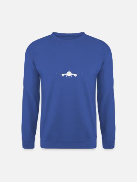 Fogg - plane - Unisex Pullover - Royalblau
