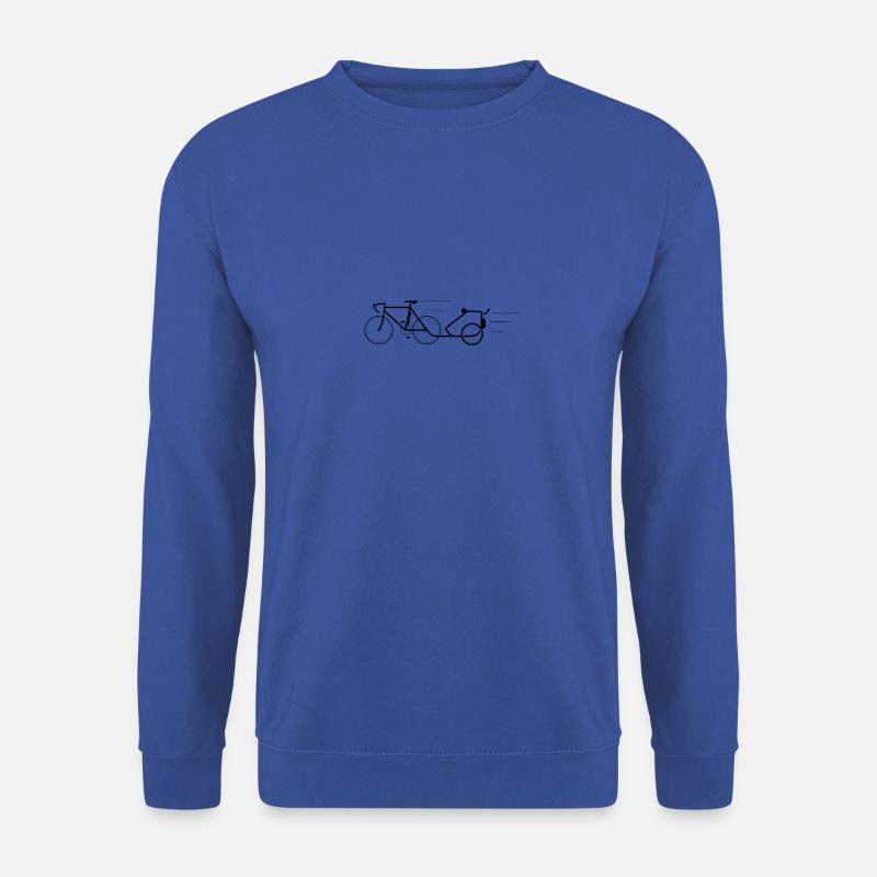 Rennrad Anhänger Kinder - Unisex Pullover - Royalblau