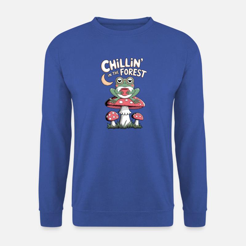 Chillin im Waldfrosch - Unisex Pullover - Royalblau