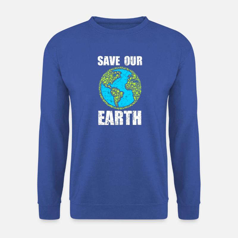 Save Our Earth - Unisex Pullover - Royalblau