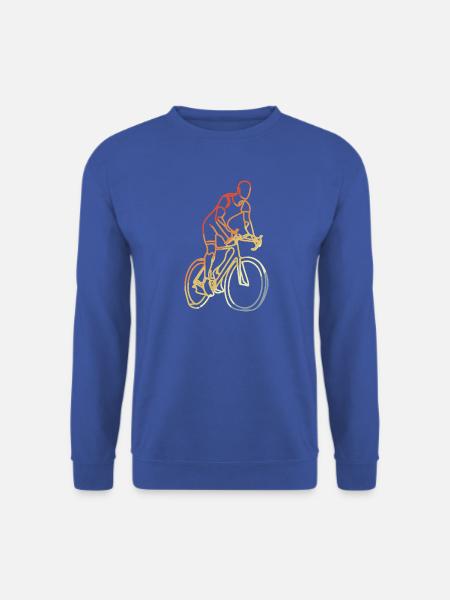 Radfahrer Retro - Unisex Pullover - Royalblau
