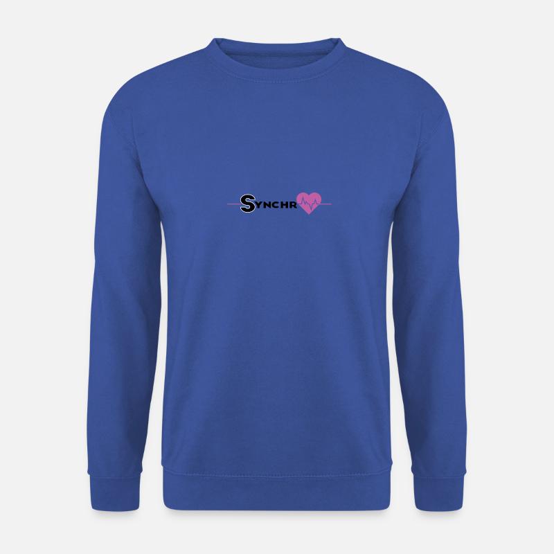 synchro herz - Unisex Pullover - Royalblau
