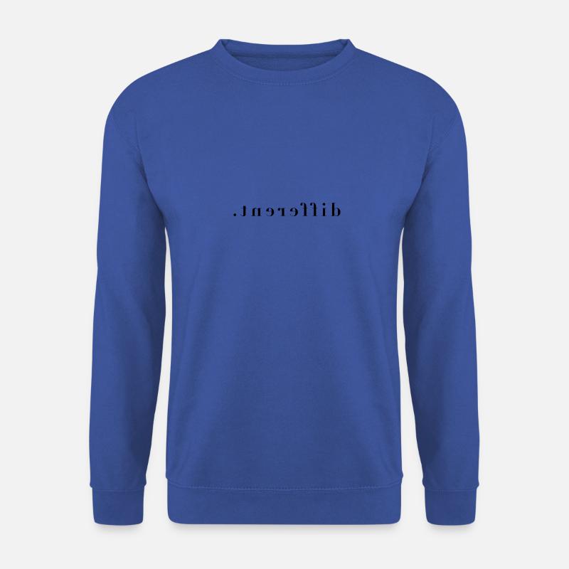 different Spiegelschrift - Unisex Pullover - Royalblau