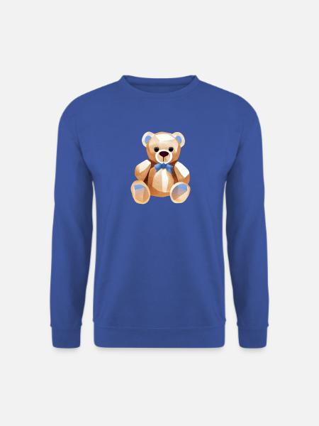 TEDDY BEAR - TEDDYBÄR - KUSCHELBÄR - PLÜSCHBÄR - Unisex Pullover - Royalblau