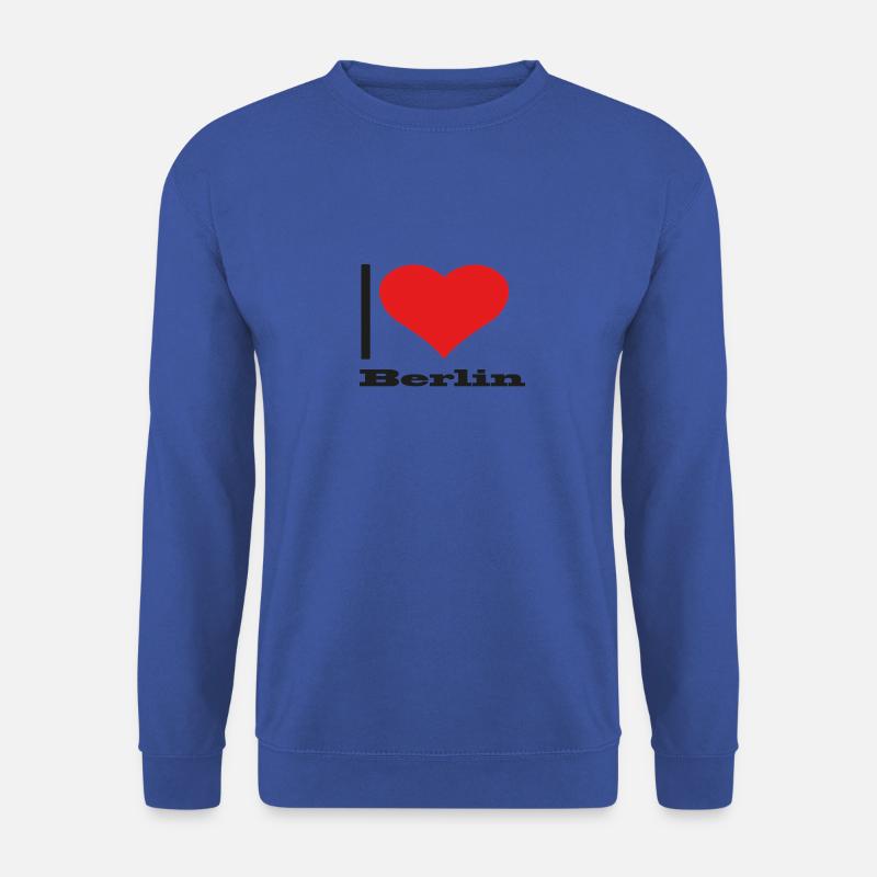 i love berlin - Unisex Pullover - Royalblau