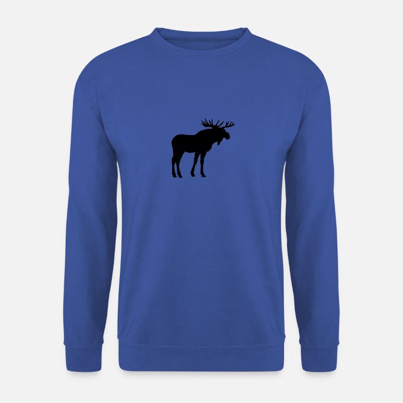 Elche sind wunderschöne Tiere - Unisex Pullover - Royalblau