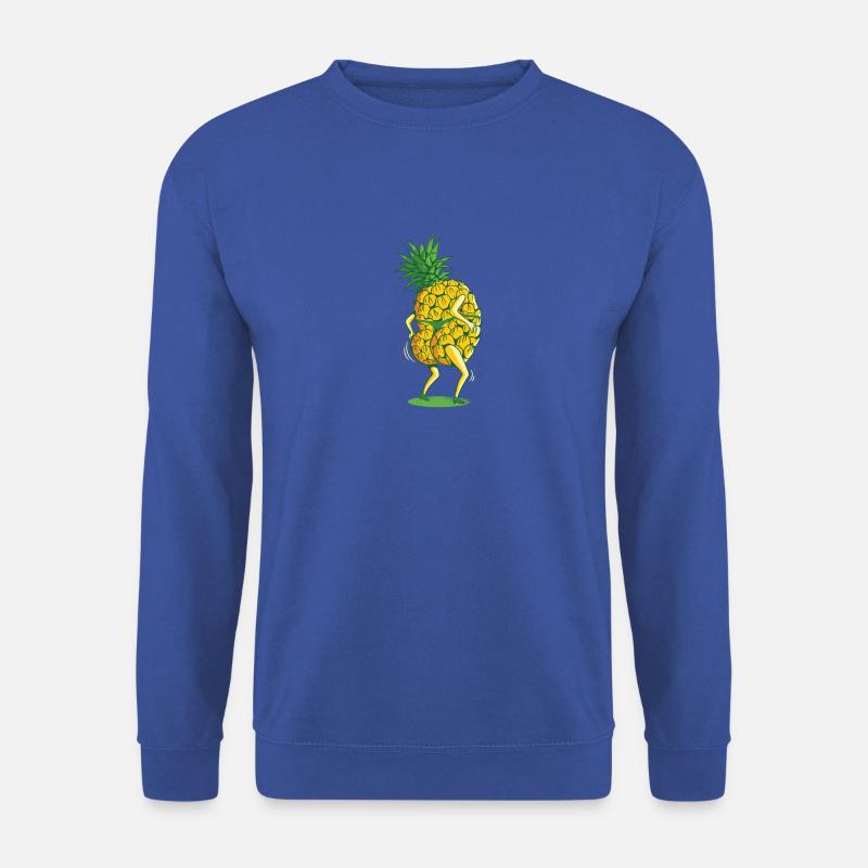 Ananas Frucht Tanzen - Unisex Pullover - Royalblau