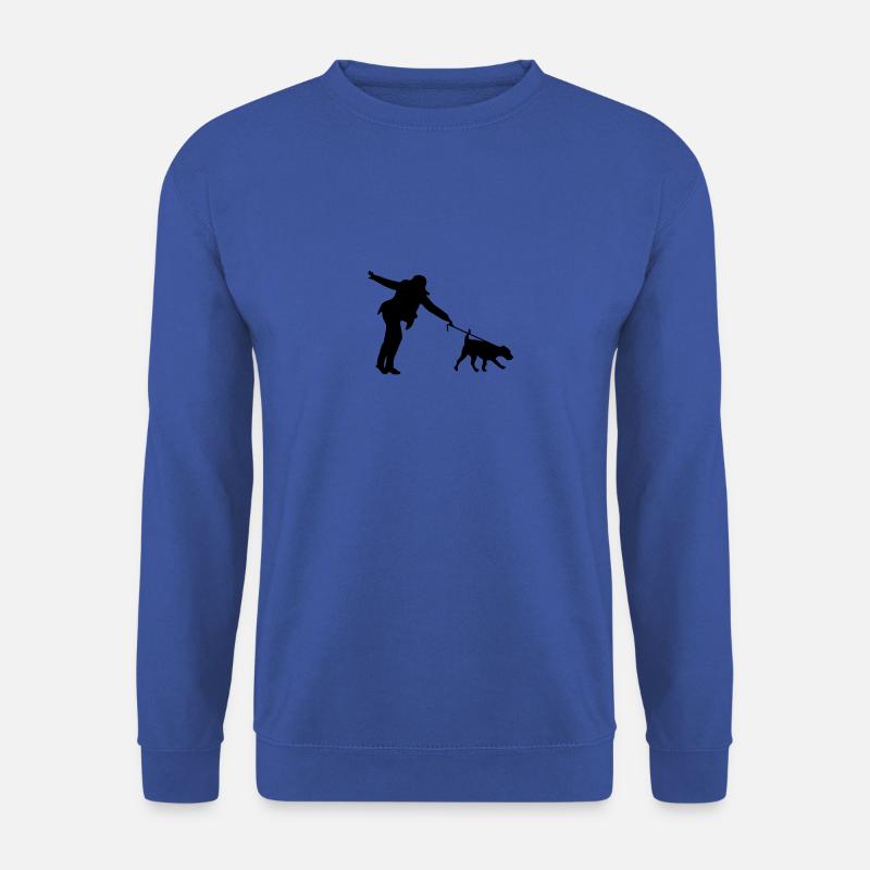 Hundetrainer Hund Trainer Leine Freund Geschenk - Unisex Pullover - Royalblau