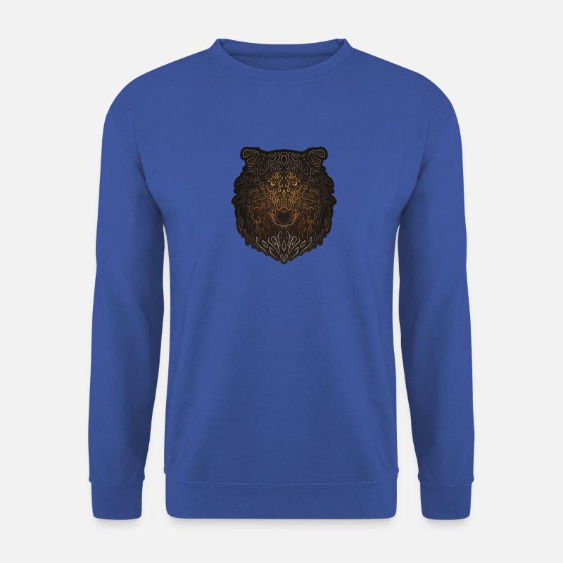Langhaarcollie Collie Hund Haustier Geschenk - Unisex Pullover - Royalblau