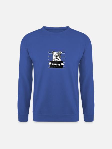 Schuldiger Hund dummer Hund verhaften schuldigen Welpen - Unisex Pullover - Royalblau