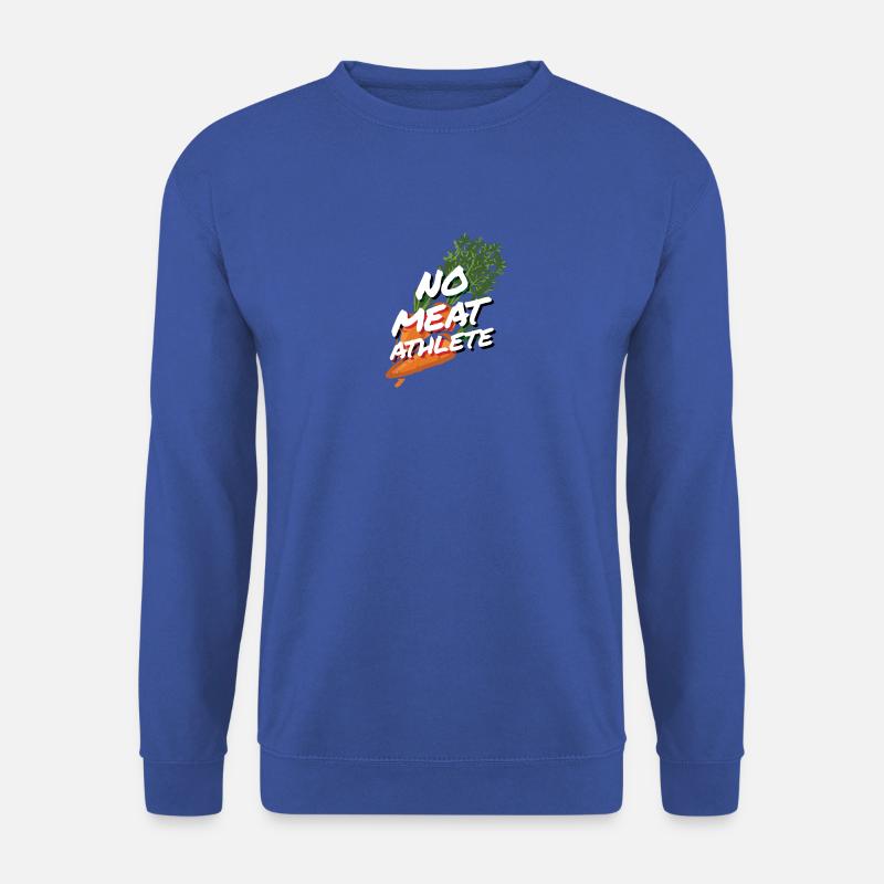 Kein Fleisch ATHLETE Vegan - Unisex Pullover - Royalblau