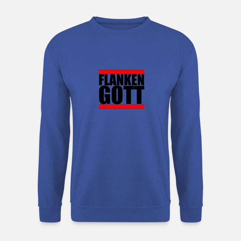Flankengott Fußballspieler Mittelfeld Außen flanke - Unisex Pullover - Royalblau
