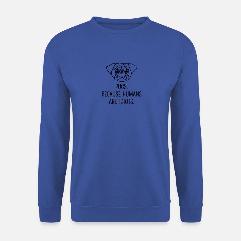 Pugs - Unisex Pullover - Royalblau