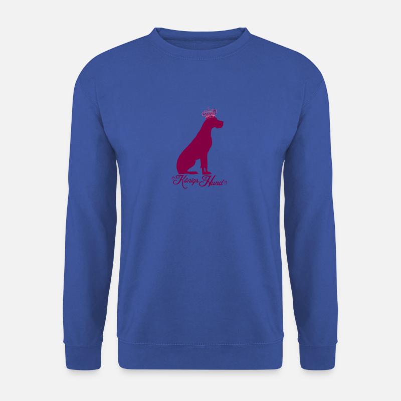 Deutsche Königs Dogge - Unisex Pullover - Royalblau