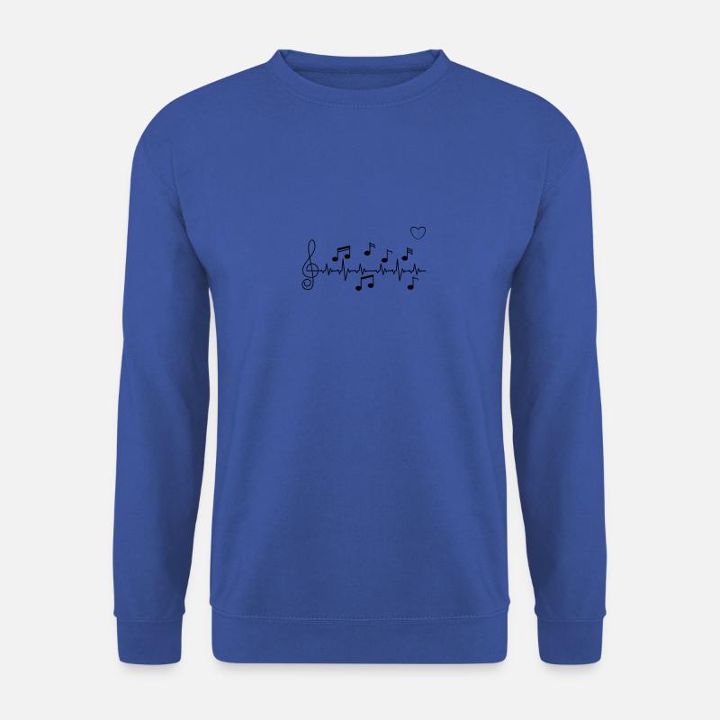 musik - Unisex Pullover - Royalblau