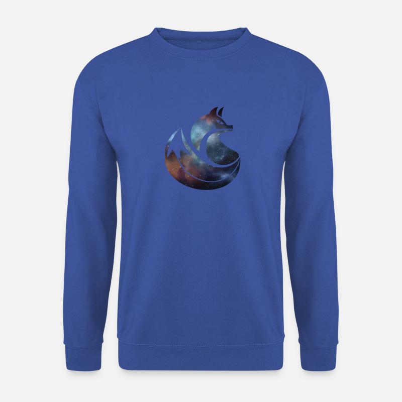 fox star constellation | Sternzeichen Fuchs - Unisex Pullover - Royalblau