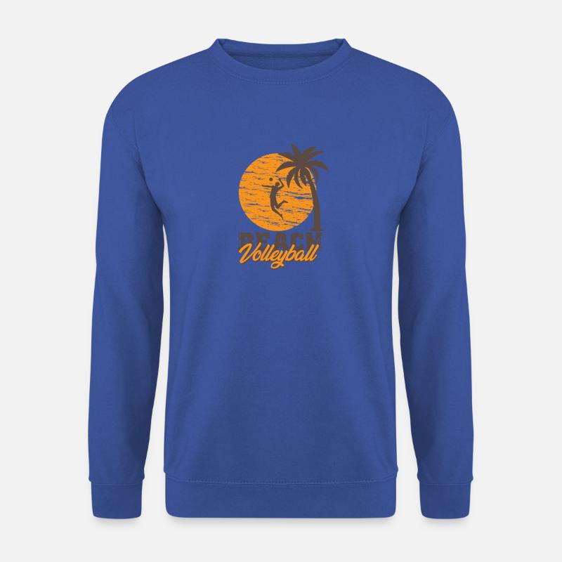 Beachvolleyball - Unisex Pullover - Royalblau