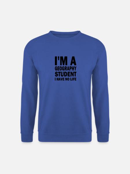 Geographie Student Kein Leben Geo Lehrer Geschenk - Unisex Pullover - Royalblau