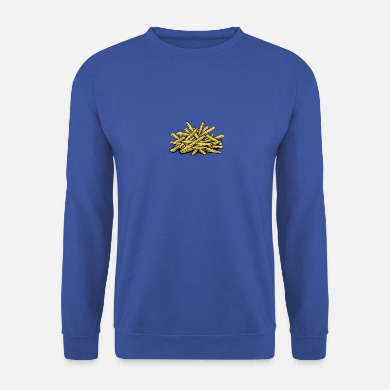 Pommes Design - Unisex Pullover - Royalblau
