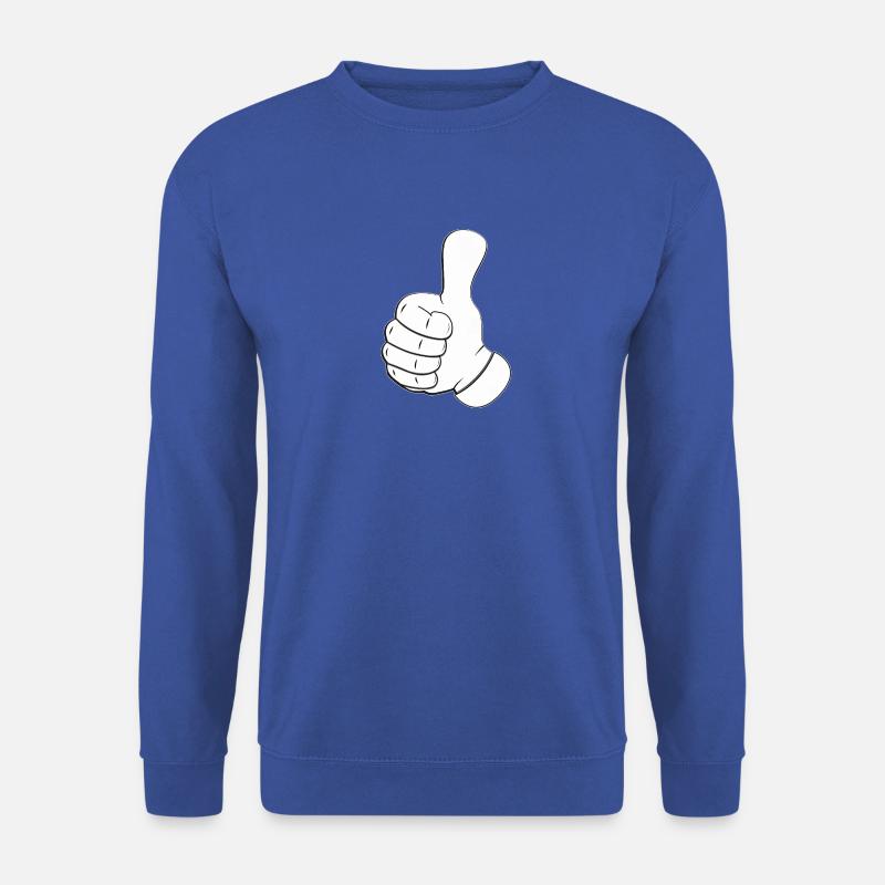 Daumen hoch - Unisex Pullover - Royalblau