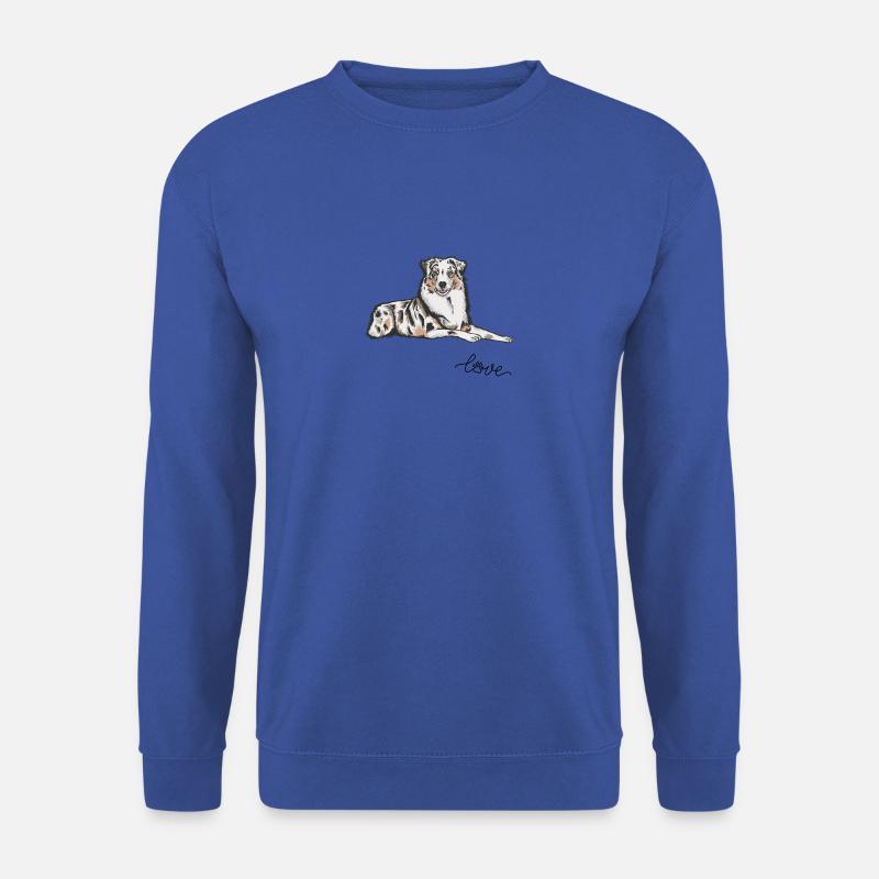 Australian Shepherd Hund Aussie Hundemama - Unisex Pullover - Royalblau