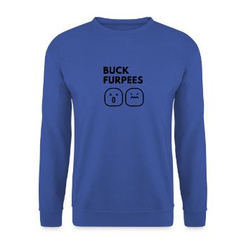 Buck furpees, burpees, gym, fitness - Unisex Sweatshirt - royal blue - Front - Alina (178cm) & Michal (187cm)