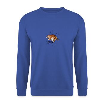 Still Zen - Unisex Sweatshirt - royal blue - Front - Alina (178cm) & Michal (187cm)