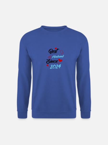 Bester Ehemann seit 2024 Hochzeit - Unisex Pullover - Royalblau