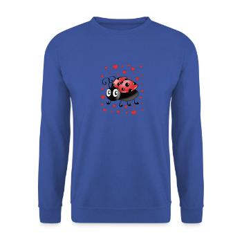 LADYBUG OUTFIT - Unisex Sweatshirt - royal blue - Front - Alina (178cm) & Michal (187cm)
