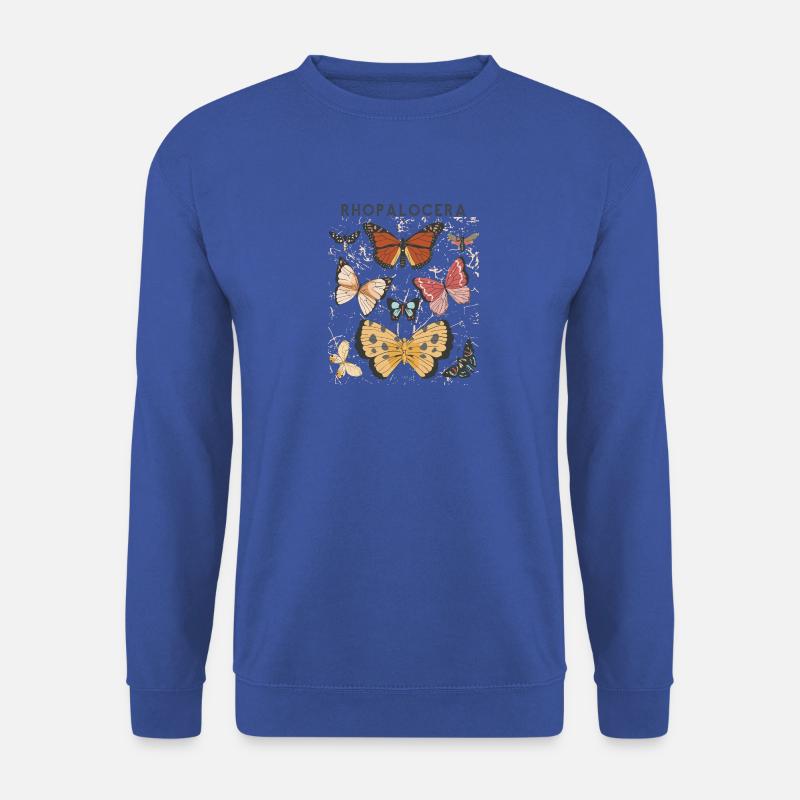 RHOPALOCERA TAGFALTER DESIGN - Unisex Pullover - Royalblau