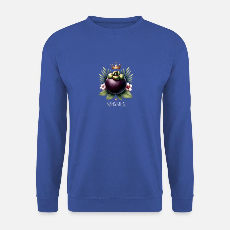 Mangostan Thailand Frucht Mangostan - Unisex Pullover - Royalblau